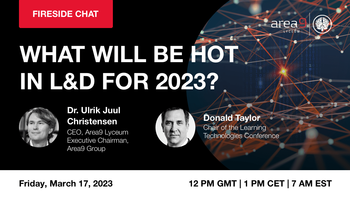 Join The Fireside Chat 2023 Area9